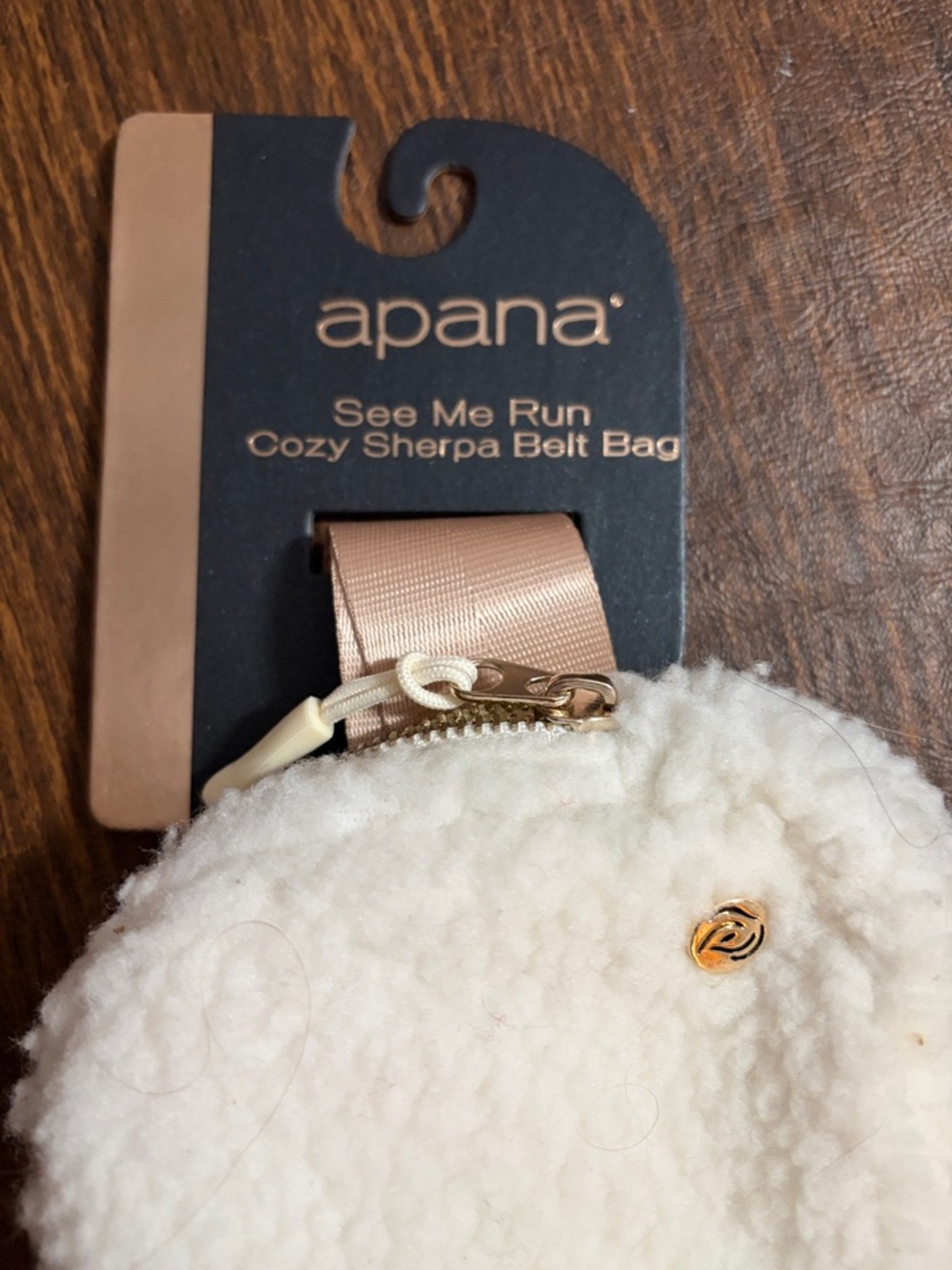 Apana See Me Run Sherpa Belt Bag